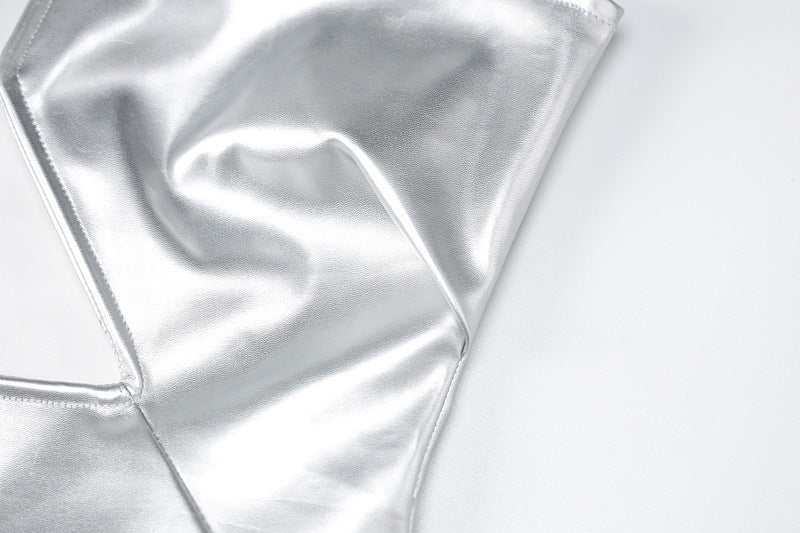 Snatched Right PU Leather Tube Dress