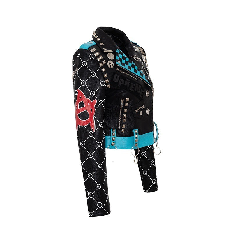 Wanna Be Me Graffiti Punk Jacket