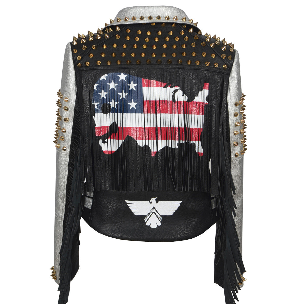 True American Rock Star Graffiti Leather Jacket